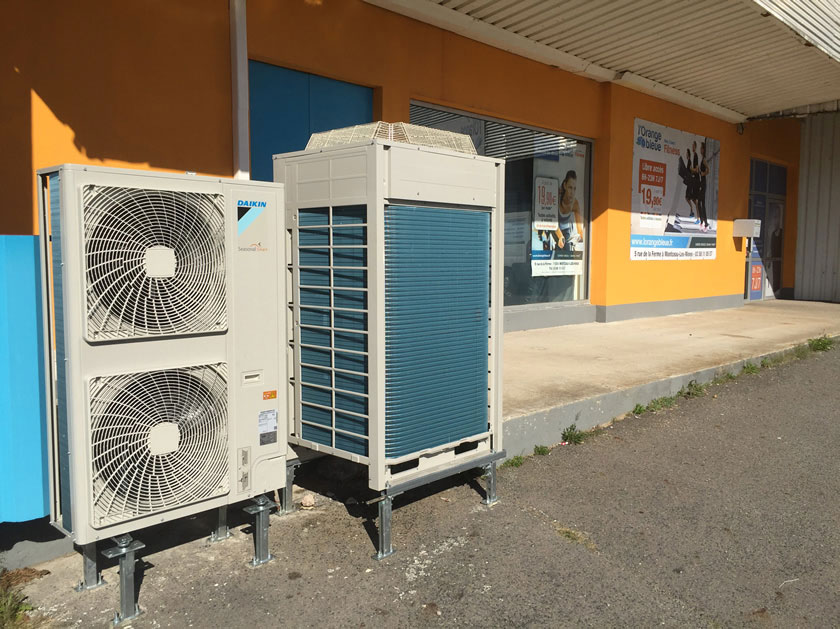 Climatisation réversible installée à MONTCEAU LES MINES